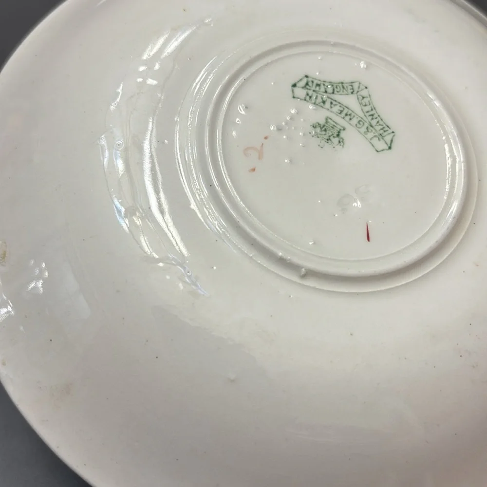 JG MEAKIN saucers desert plates 6.5” SOL SUN 391413 FLORAL lot 6 VNTG England